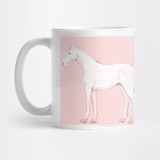 White Horse Mug